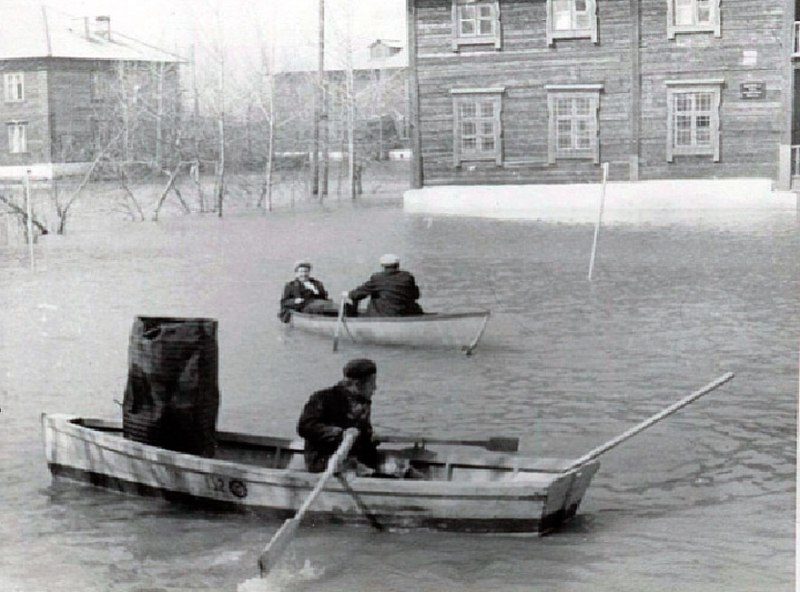 В 1966 году в п. Затон произошло наводнение