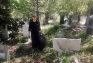 Акция Память по уборке захоронения памятников ветеранов ВОВ 003